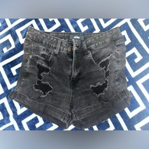 Aeropostale Black High Waist Women Shorts